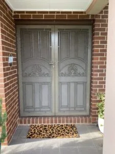 Aluminium casting doors
